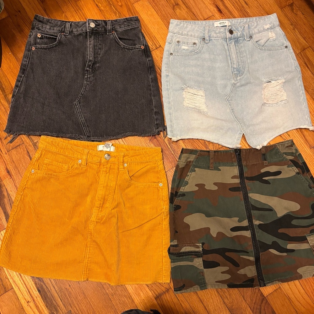 Bundle of 4 Skirts